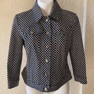 Lena Gabrielle Black & White Jacket
